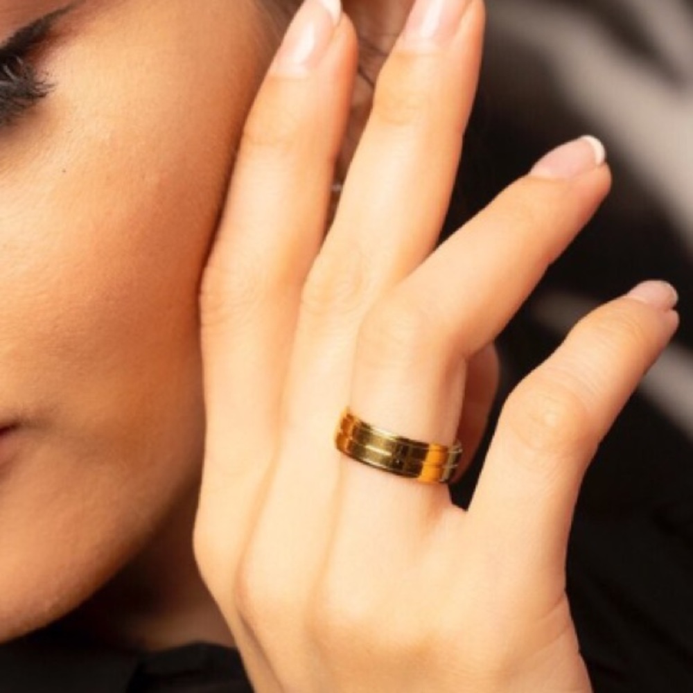 Gold Stainless Steel Band